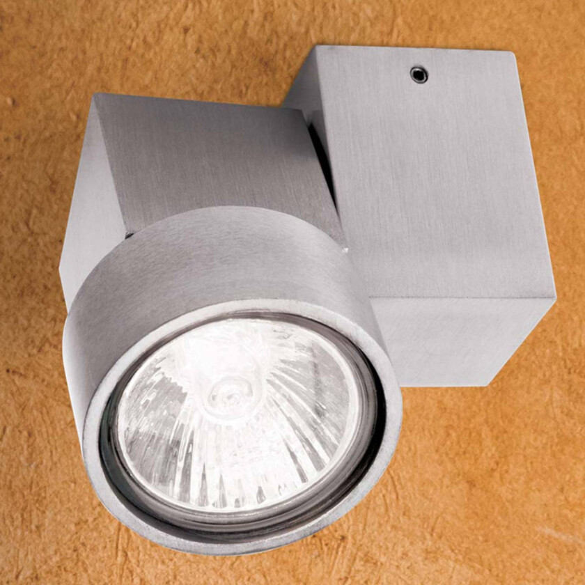 Ettpunkts halogenspot Zarina i aluminium