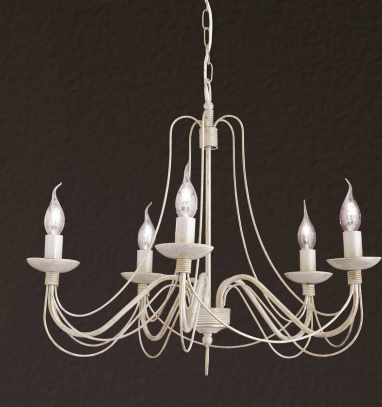 Stilig lysekrone Antonina, 5 lys