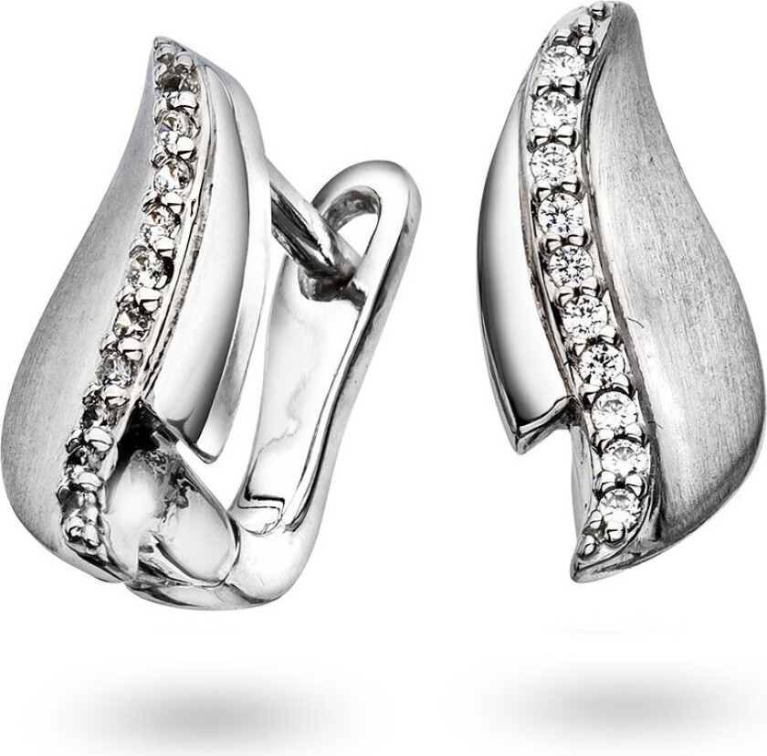 , Øredobber i 925 sølv med zirkonia