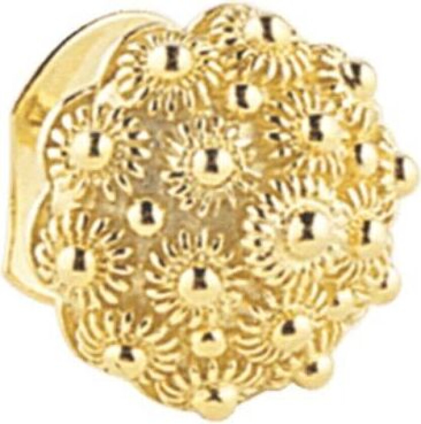 Halsknapp Fana i 830 forgylt sølv