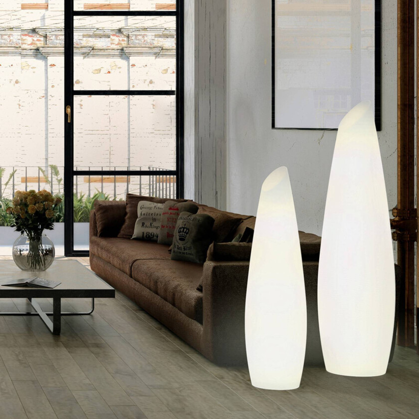 Fredo LED-gulvlampe, oppladbart batteri, høyde 170 cm