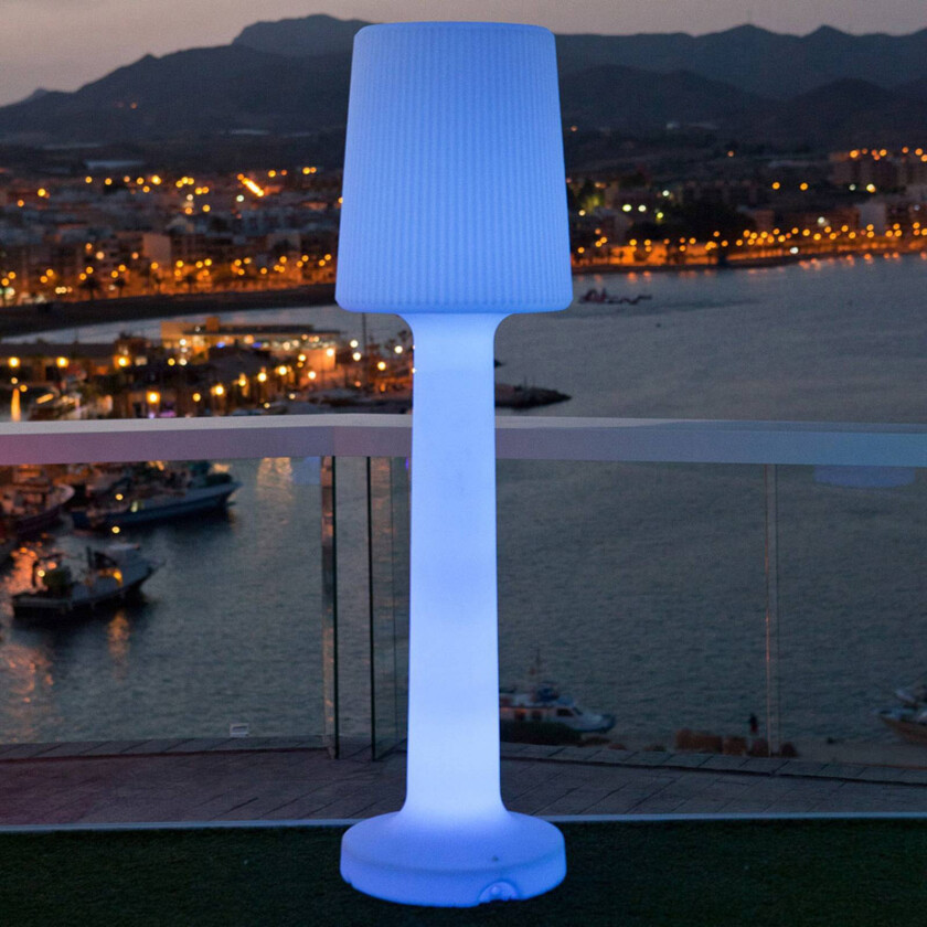 Carmen gulvlampe med oppladbart batteri, høyde 110 cm