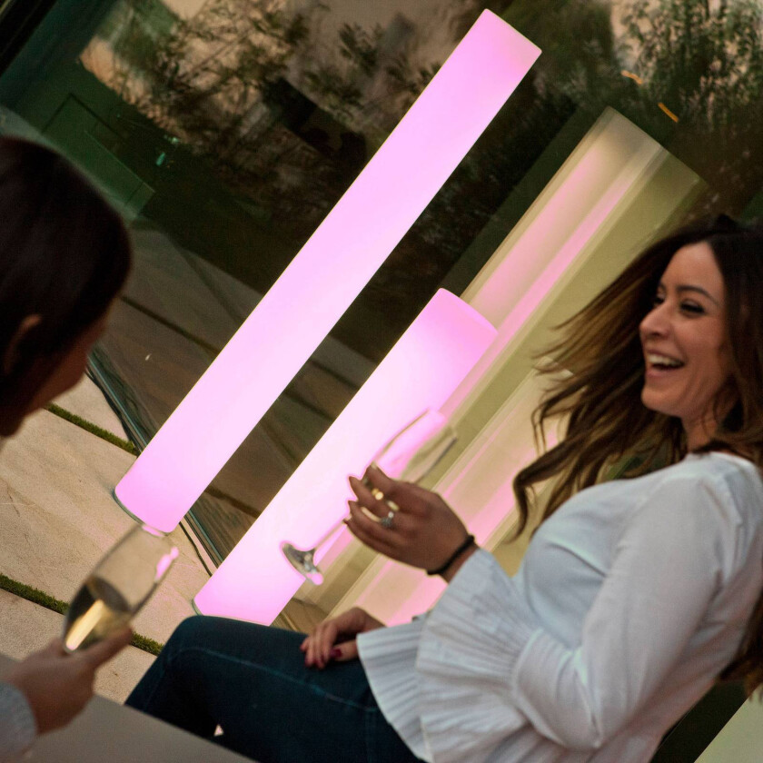 Fity-stibelysning med oppladbart batteri, høyde 160 cm