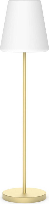 Lola Slim 180 solcellegulvlampe i messing