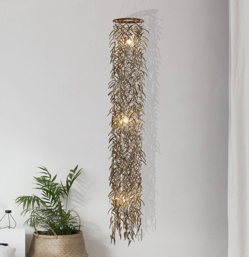 Kokos hengelampe av ekte kokosnøtt, 180 cm