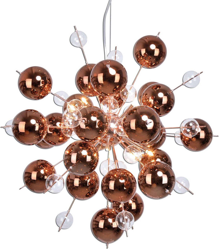 Explosion - pendellampe med kuler i kopper