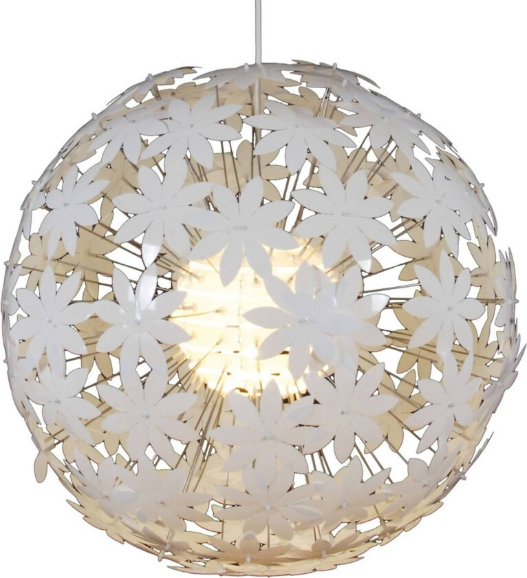 Sfærisk pendellampe YOUNG LIVING hvit