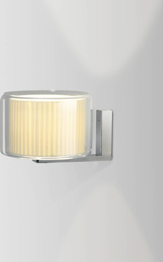 MARSET Mercer A vegglampe av glass og bomull