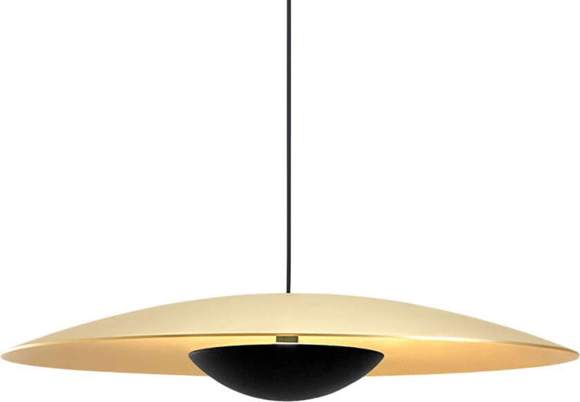 MARSET Ingefær LED-pendel, triac Ø32cm messing