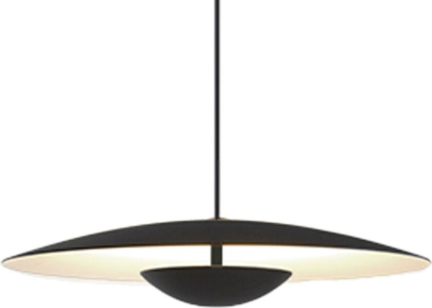 MARSET Ginger LED-pendel, triac Ø20cm svart/hvit