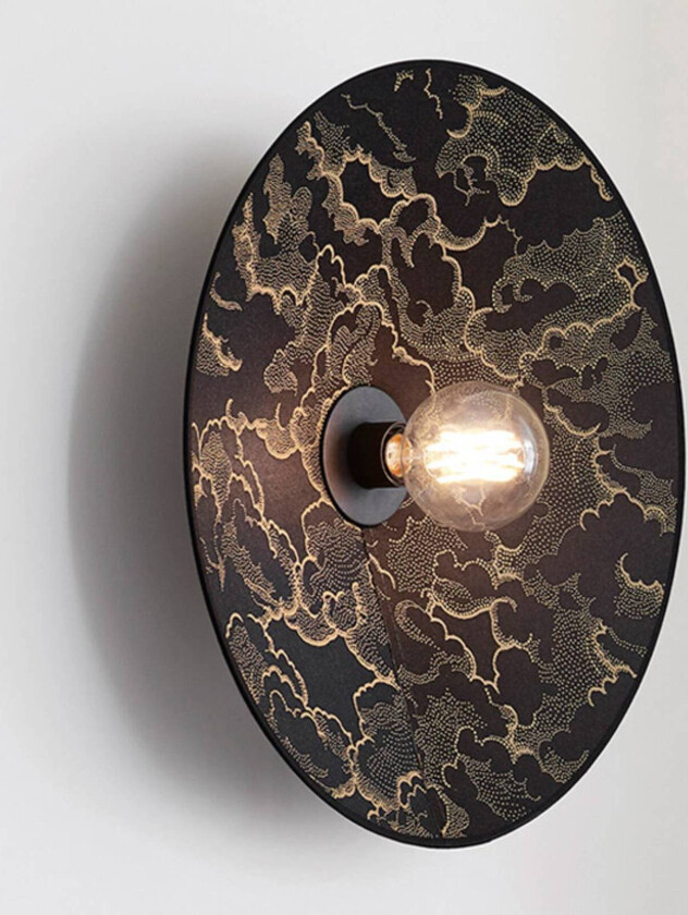 Gatsby vegglampe kumo svart Ø 50cm