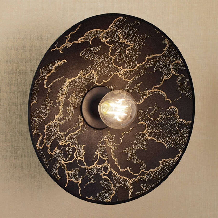 Gatsby vegglampe kumo svart Ø 40cm