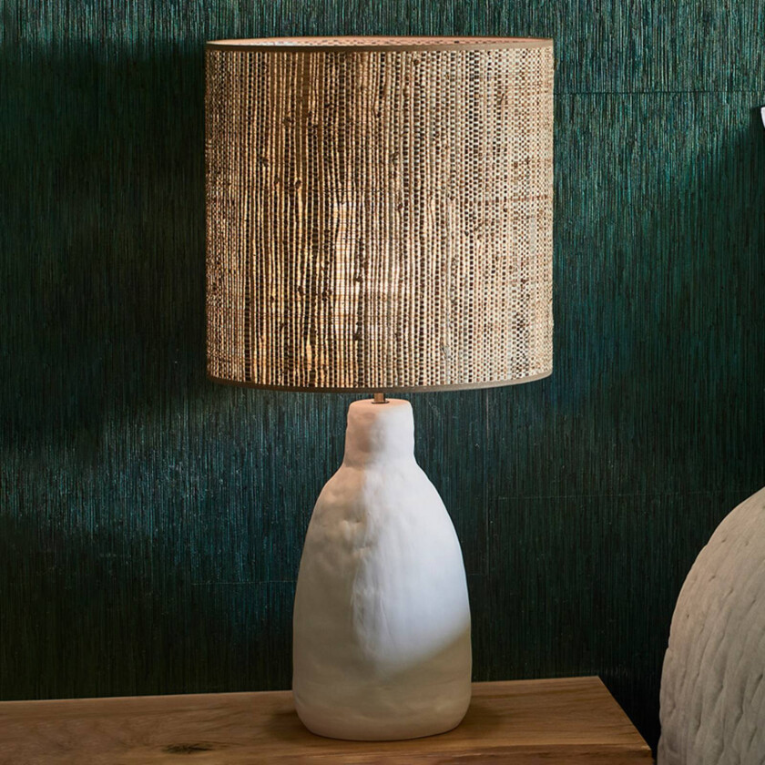 Portinatx L bordlampe høyde 77 cm hvit