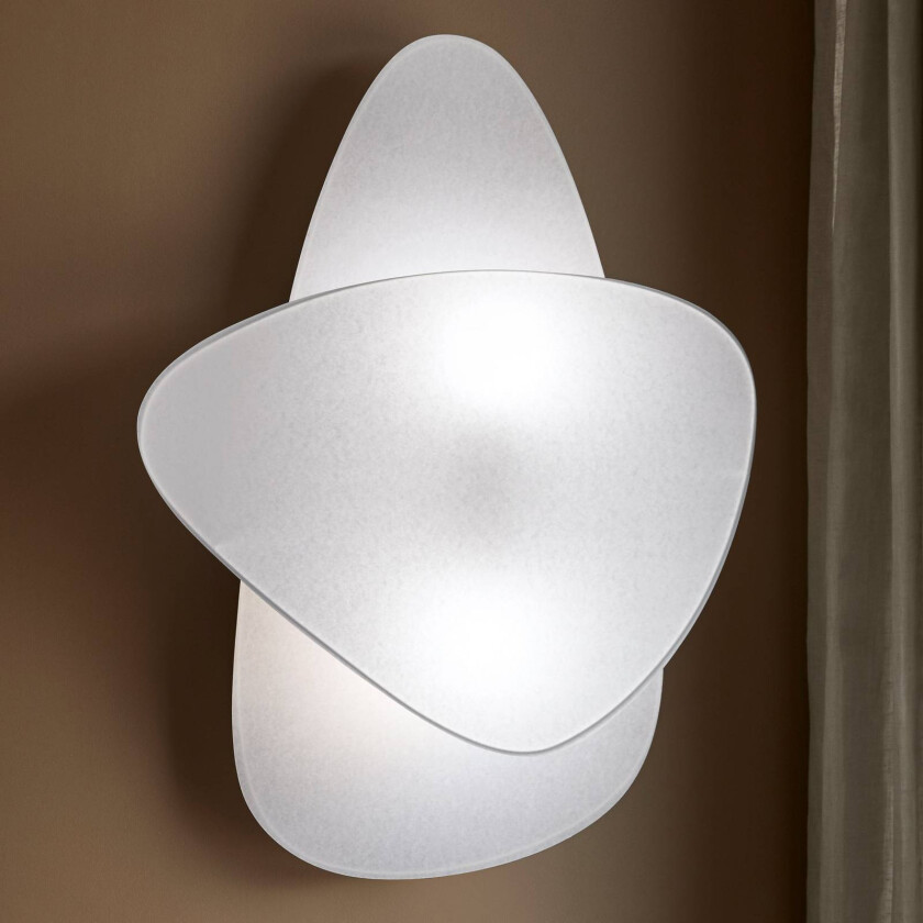 Screen 2L vegglampe murano