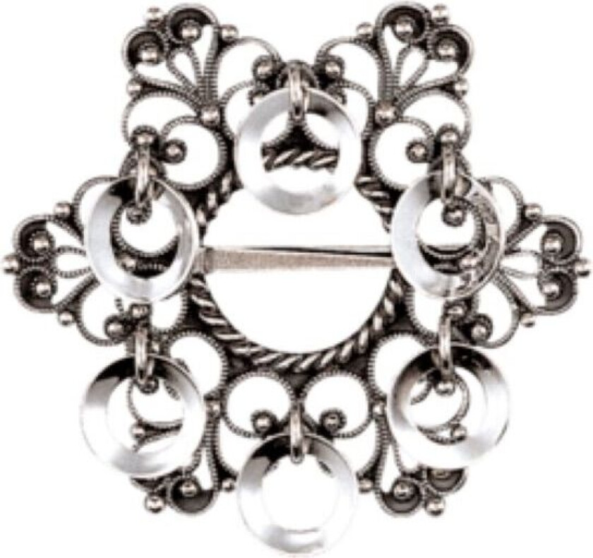 Sølje Landingsdrakt i 830 oksidert sølv