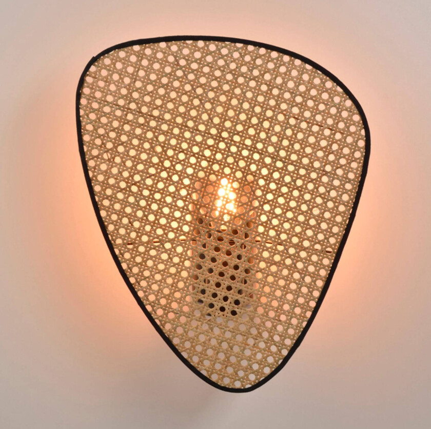 Screen vegglampe 1 lyskilde natur