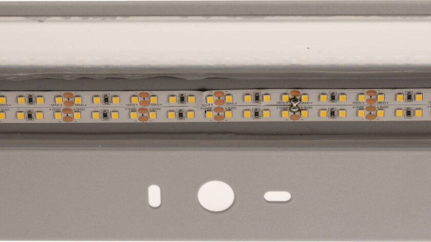 Mera LED-vegglampe, bredde 80 cm, aluminium, 3000K