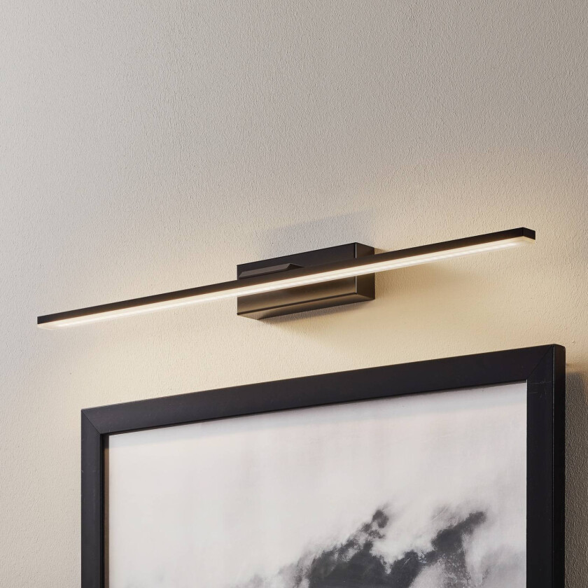 LED-vegglampe Miroir 60 cm svart 3000K