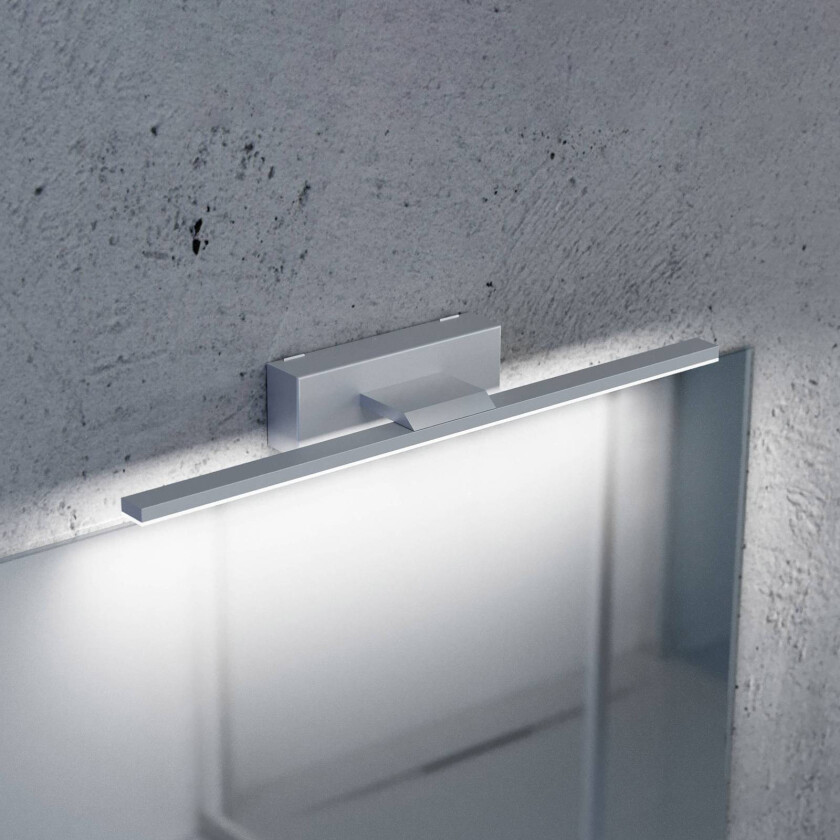 LED-vegglampe Miroir 40 cm i aluminium 3000K