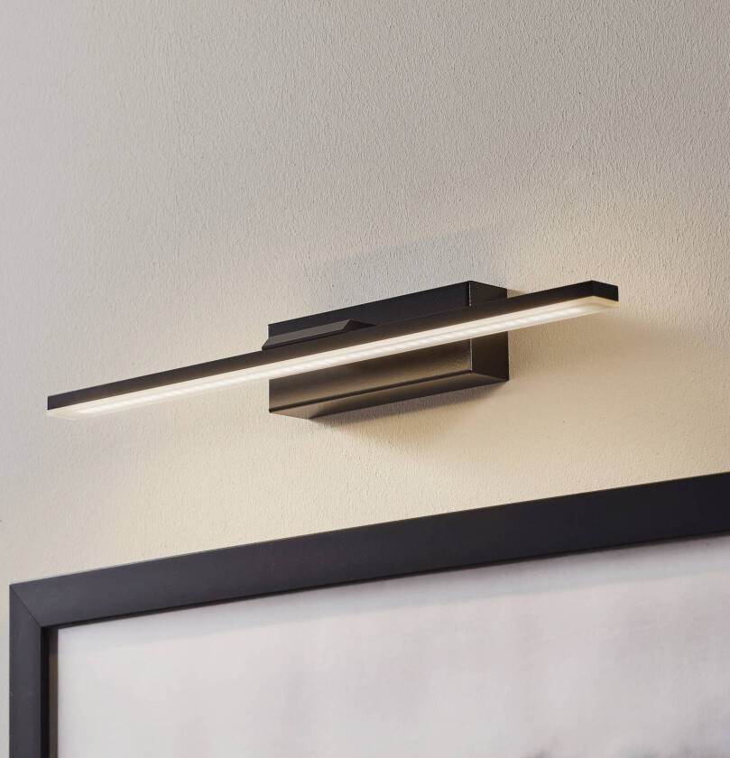LED-vegglampe Miroir 40 cm svart 4000K