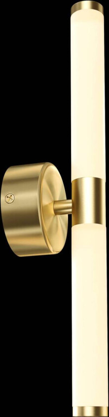 LED-vegglampe Axis, gullfarget, høyde 35,6 cm