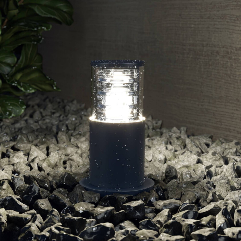 Bronx sokkellampe, svart