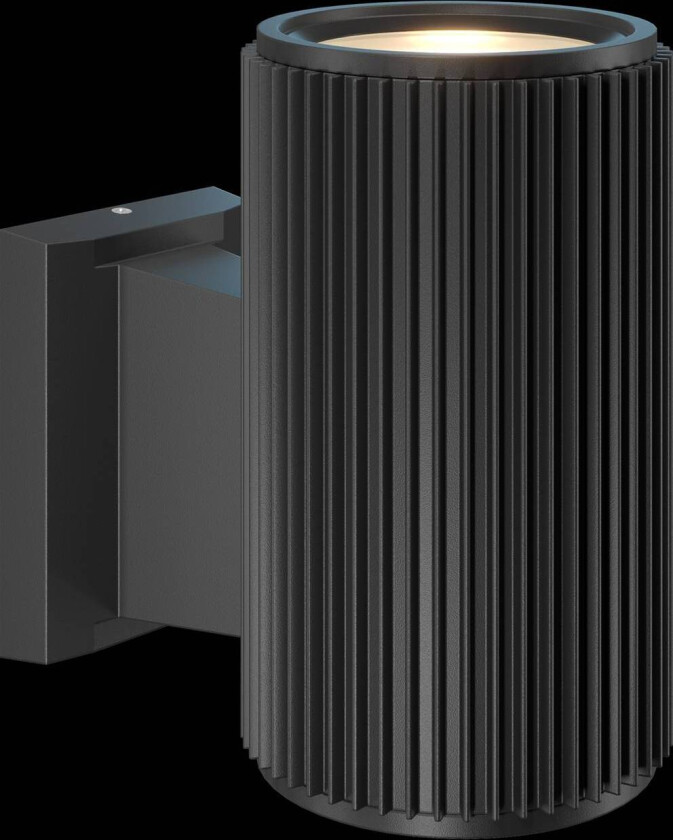 Rando utendørs vegglampe 1 lyskilder svart