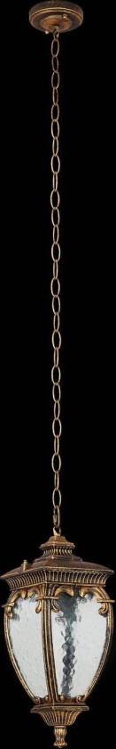 Fleur utendørs pendellampe, gull