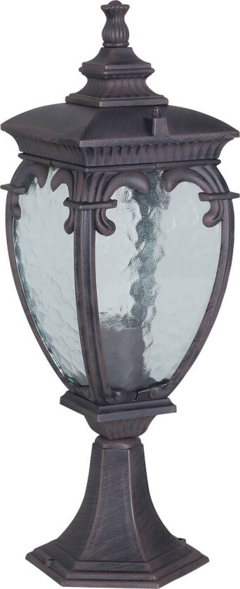 Fleur sokkellampe bronse