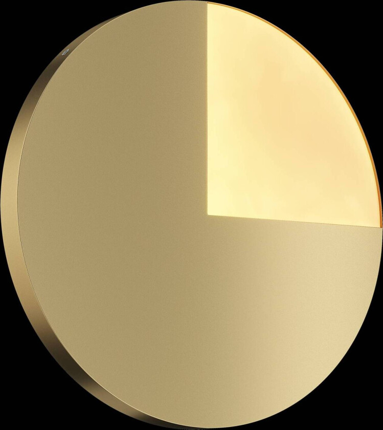 Jupiter LED-vegglampe, gull, Ø 44,8 cm