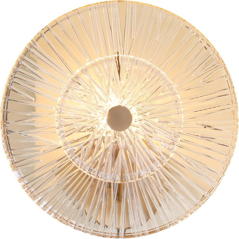 vegglampe Aster, glass, Ø 28 cm, 1 x E14