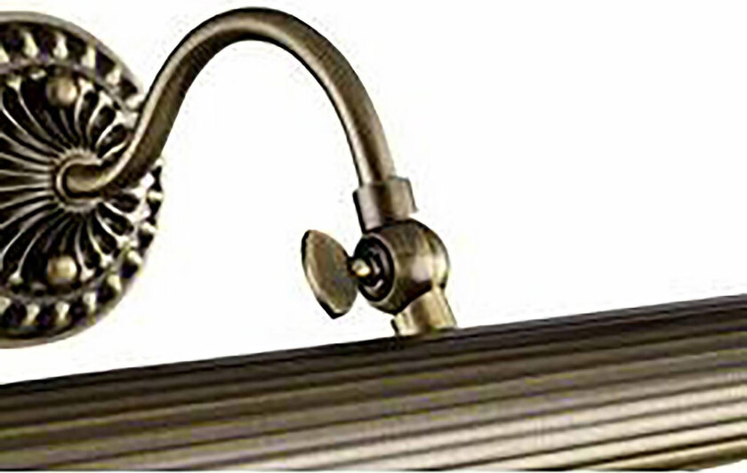 Renoir bildelampe, bronse, antikk utseende