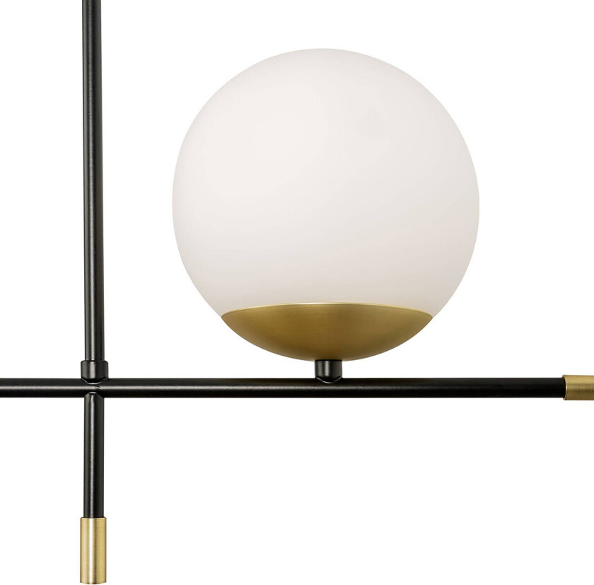 Nostalgi hengelampe 2 lyskilder av glass