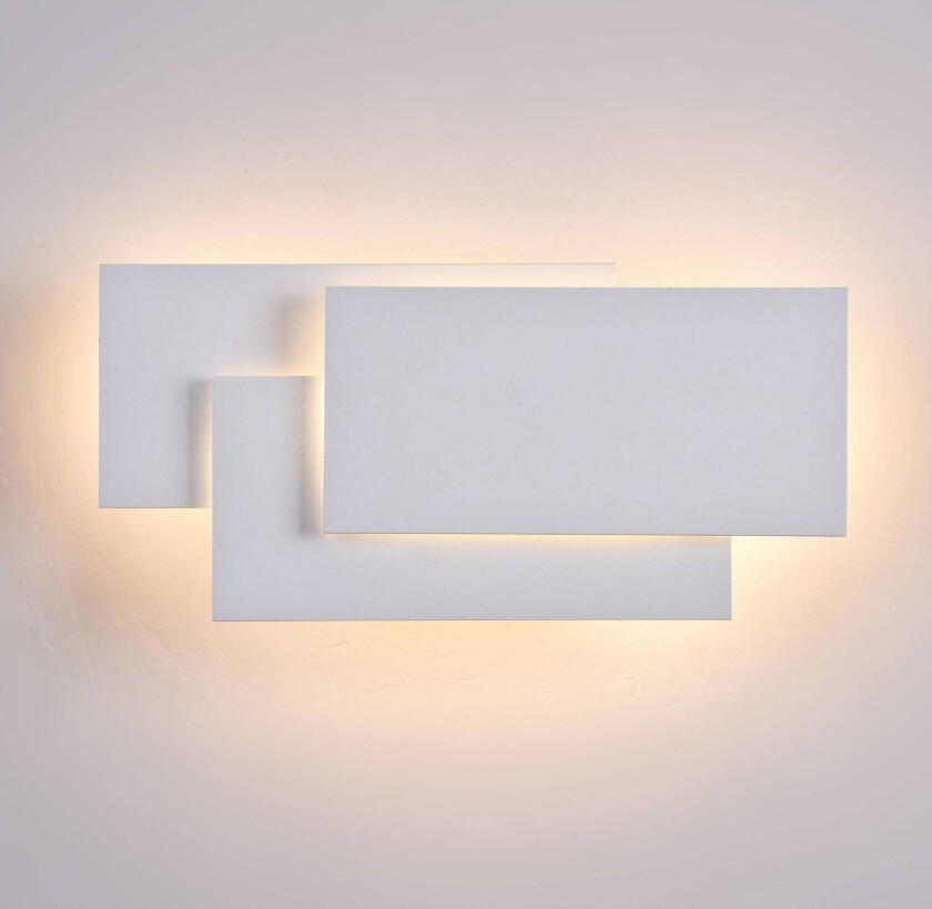 Trame LED-vegglampe, firkantet