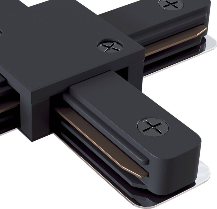 X-connector Track, 1-fase skinne, svart