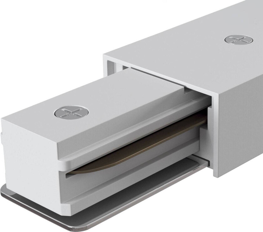 Endematingsskinne, 1-fase skinne, hvit