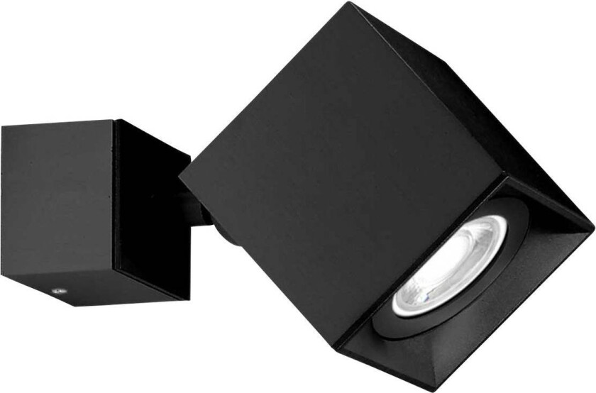 Milan Dau Spot vegglampe justerbar svart