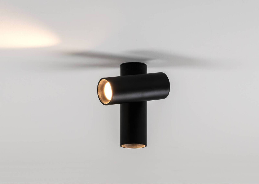 Milan Haul LED-taklampe 2 lyskilder, svart