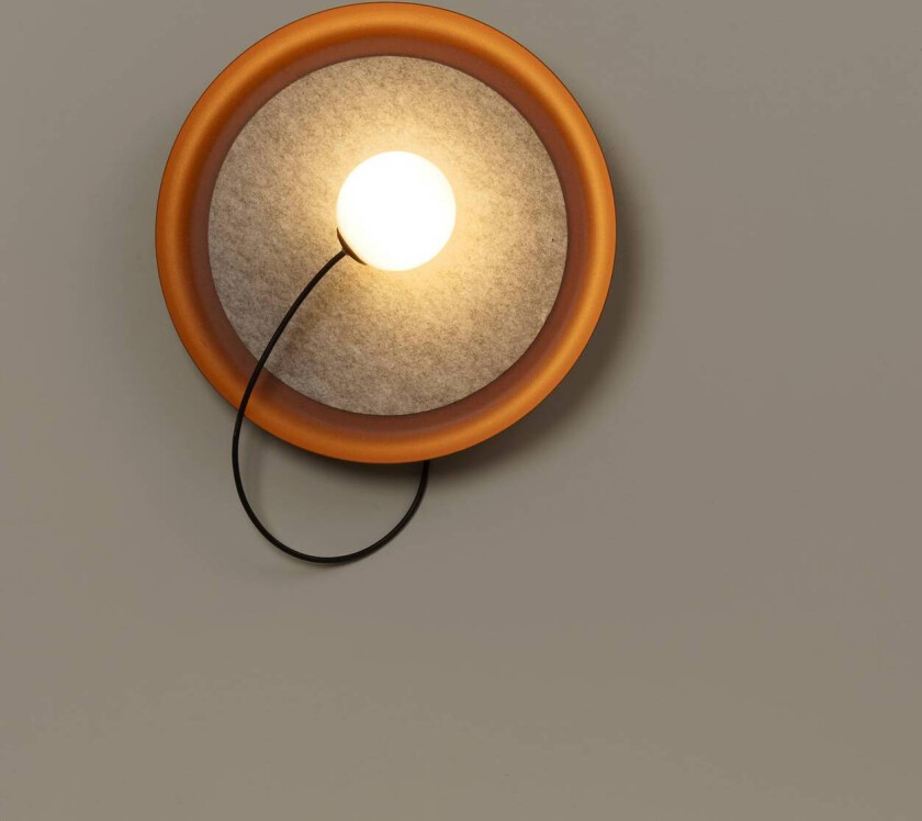 Milan Wire vegglampe Ø 38 cm kobber metallic