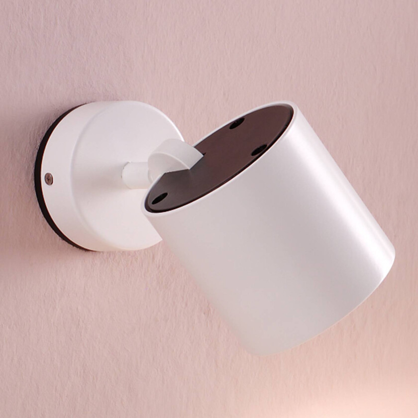 Svingbar vegglampe Kronn, hvit