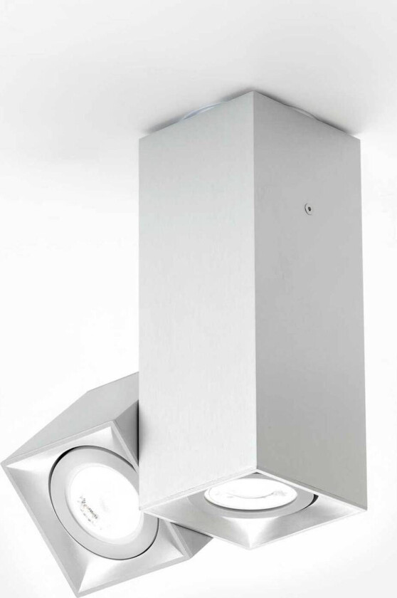 Milano Dau spot taklampe 2 lyskilder alu