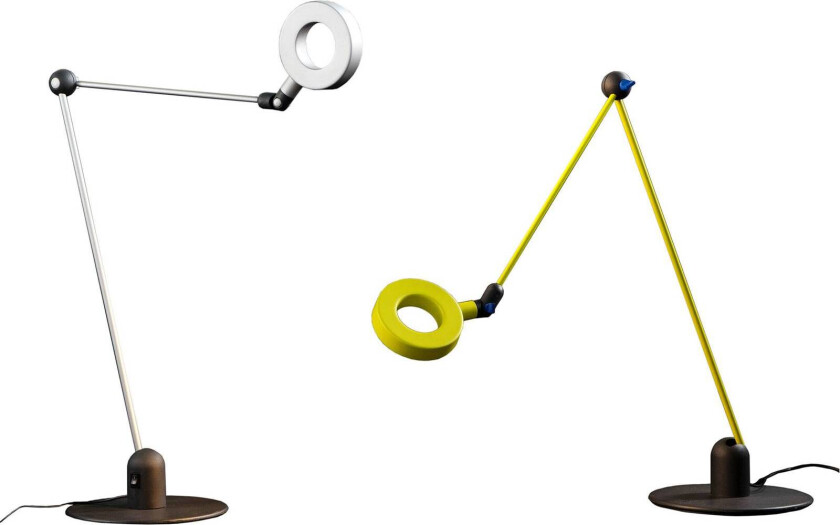 L'amica-LED-bordlampe, grå