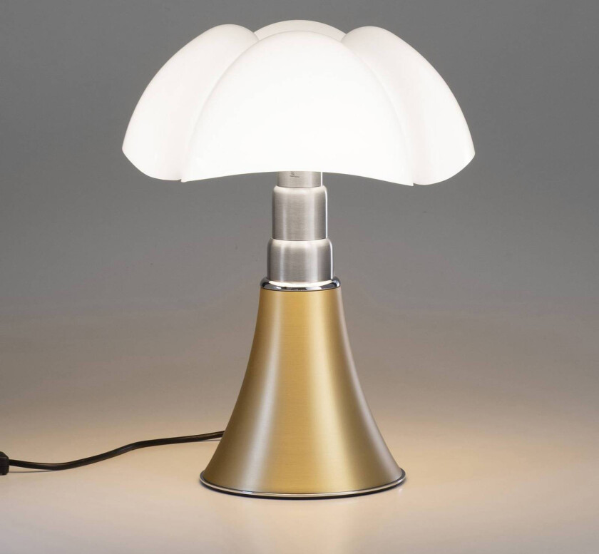 Minipistrello bordlampe messing