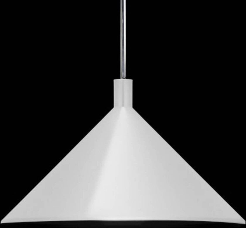 Cono hengelampe, hvit, Ø 30 cm