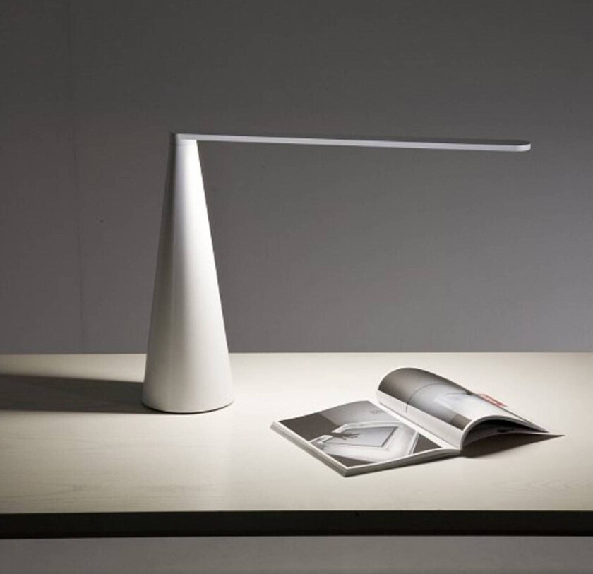 Elica LED-bordlampe, hvit, 38 cm