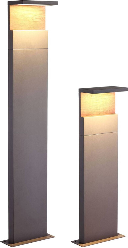 LED-banebelysning Ruka med treelement, 100 cm