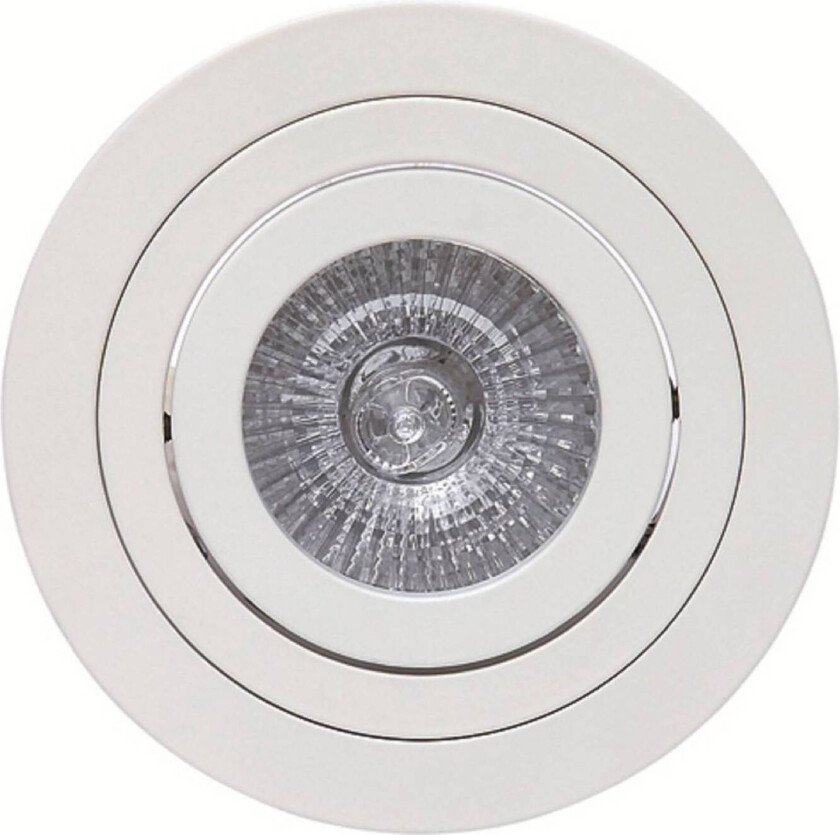 Básico innfelt belysning, rund, matt hvit