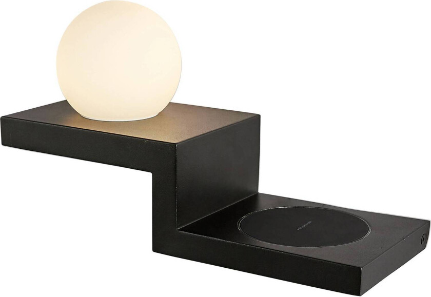 Zanzibar LED-vegglampe, trappetrinn, svart