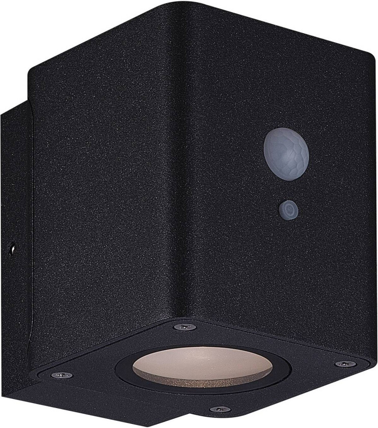 Loky LED-solcellevegglampe sensor kantet