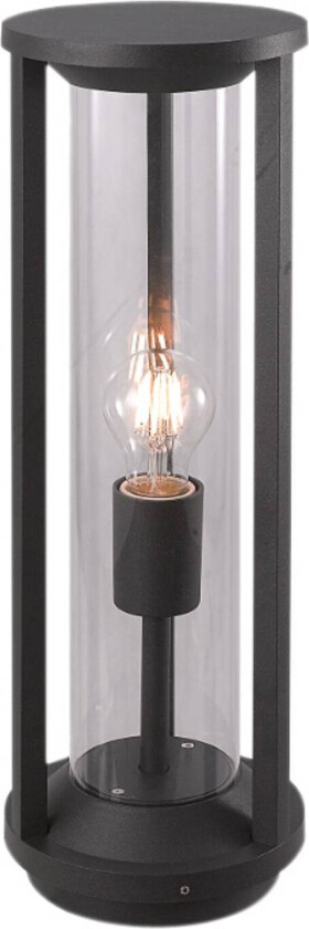 Cillo sokkellampe av aluminium, 50 cm